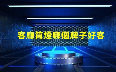 客廳筒燈哪個牌子好客廳照明品牌選擇指南