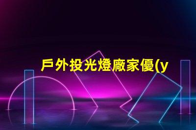 戶外投光燈廠家優(yōu)質(zhì)產(chǎn)品與競(jìng)爭(zhēng)力分析