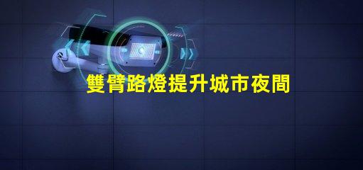 雙臂路燈提升城市夜間安全性的創新照明方案