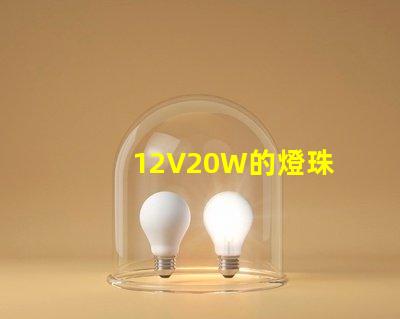 12V20W的燈珠