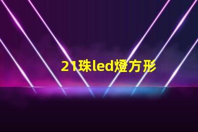 21珠led燈方形