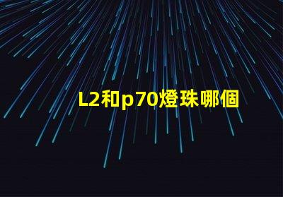 L2和p70燈珠哪個亮？