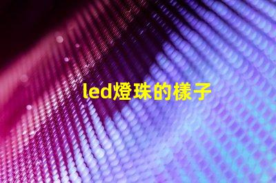 led燈珠的樣子