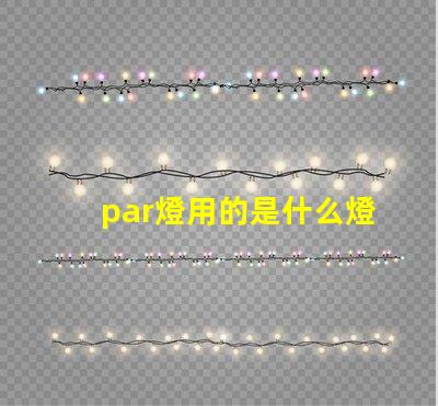 par燈用的是什么燈珠