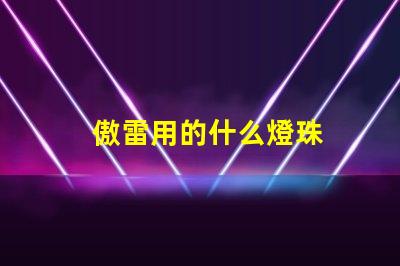 傲雷用的什么燈珠