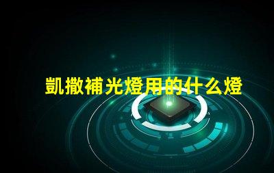 凱撒補光燈用的什么燈珠