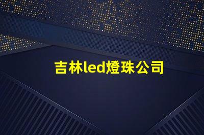 吉林led燈珠公司