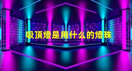 吸頂燈是用什么的燈珠