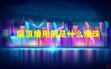 吸頂燈用的是什么燈珠