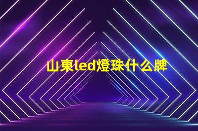 山東led燈珠什么牌子好