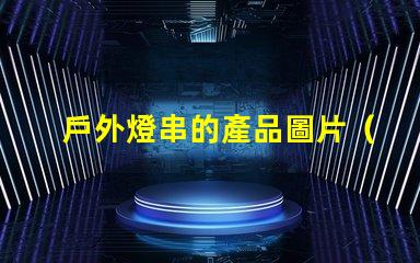 戶外燈串的產品圖片（展示戶外燈串的產品圖片）