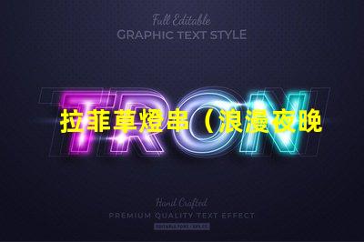 拉菲草燈串（浪漫夜晚的裝飾燈串）