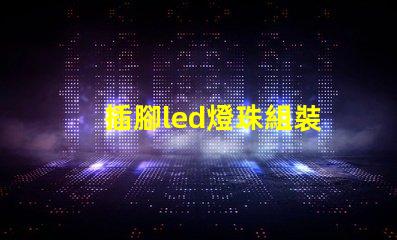插腳led燈珠組裝