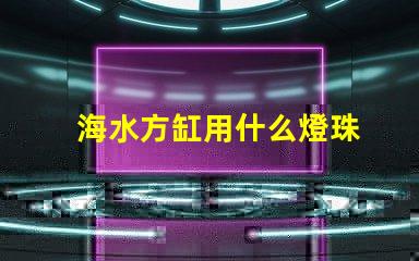 海水方缸用什么燈珠