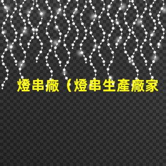 燈串廠（燈串生產廠家）