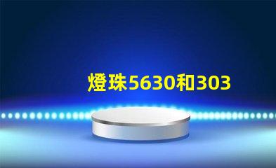 燈珠5630和3030哪個好