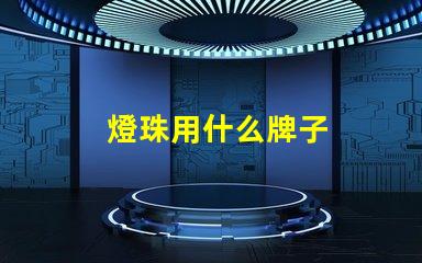 燈珠用什么牌子