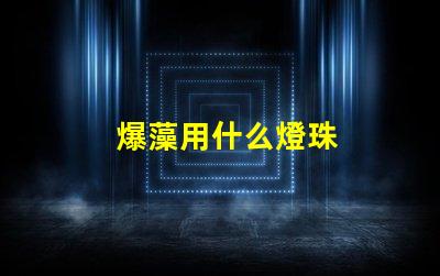 爆藻用什么燈珠