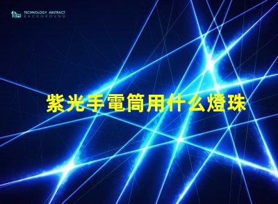 紫光手電筒用什么燈珠