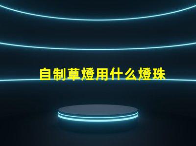 自制草燈用什么燈珠