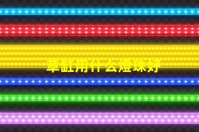 草缸用什么燈珠好