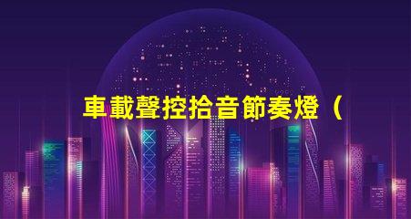 車載聲控拾音節奏燈（為車內音樂增添舞動燈光效果）