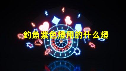 釣魚紫色燈用的什么燈珠