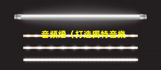 音頻燈（打造獨特音樂燈效）